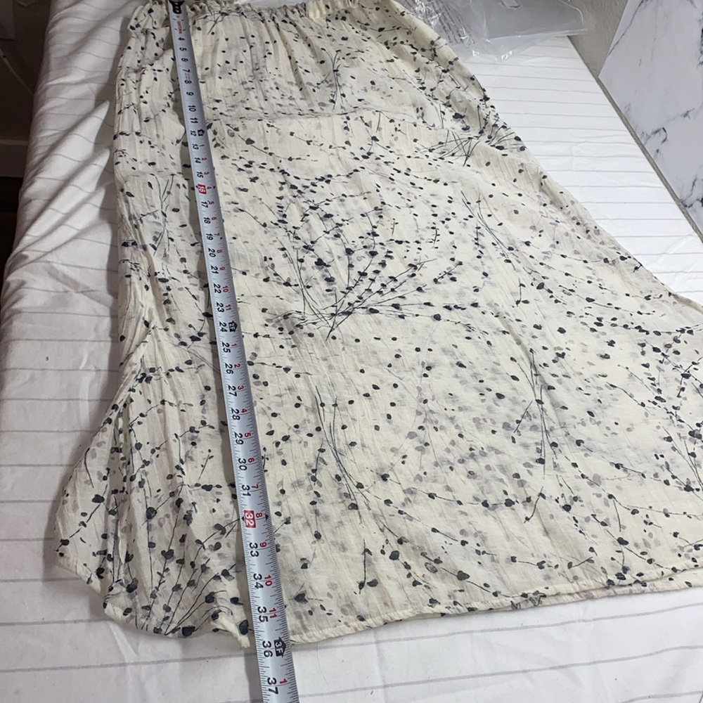 Flax Jeanne Engelhart 2 piece set,White and Black Patterned long sleeve Size S - Picture 14 of 15